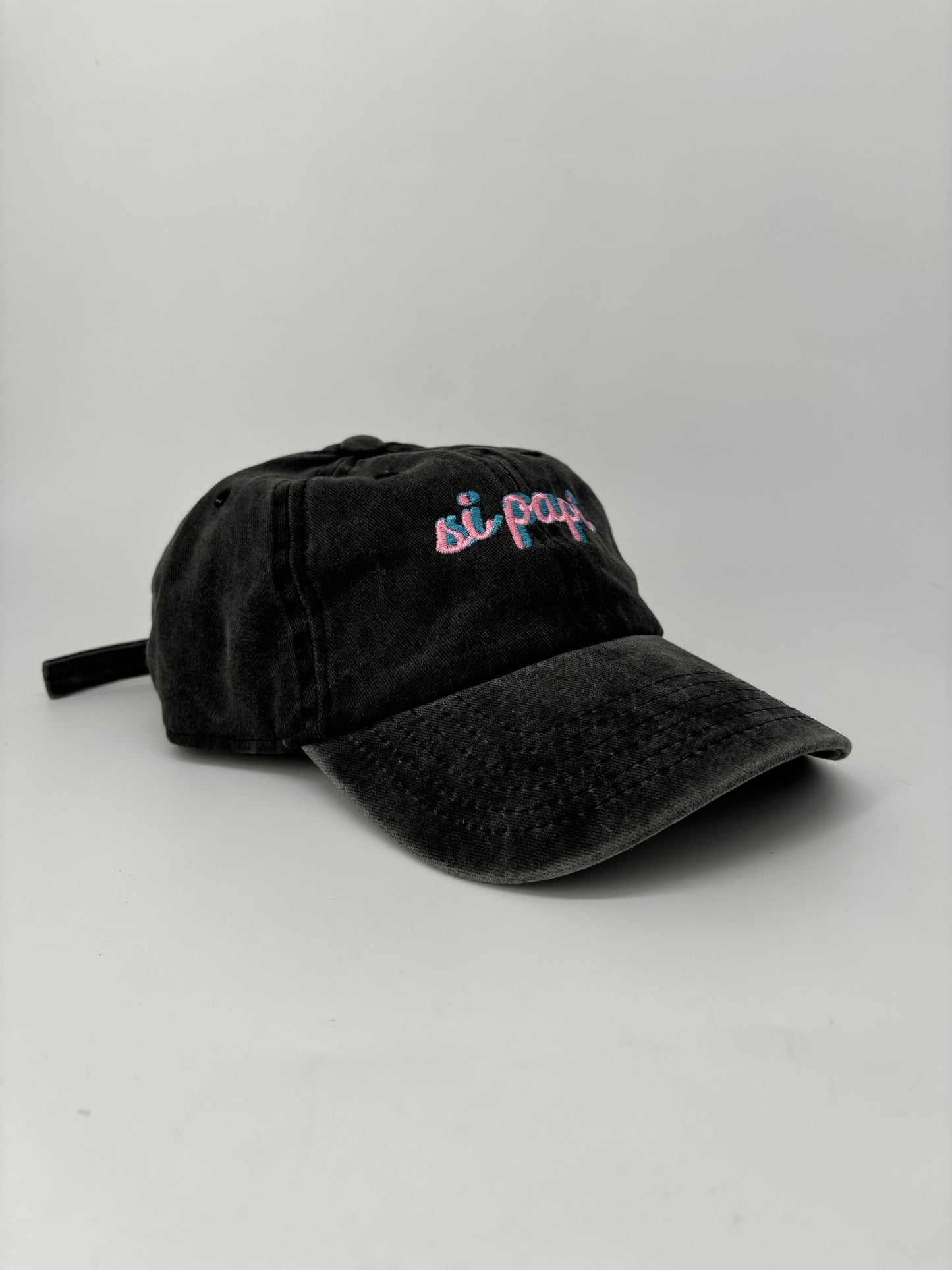 Si Papi Dad Hats (Black)
