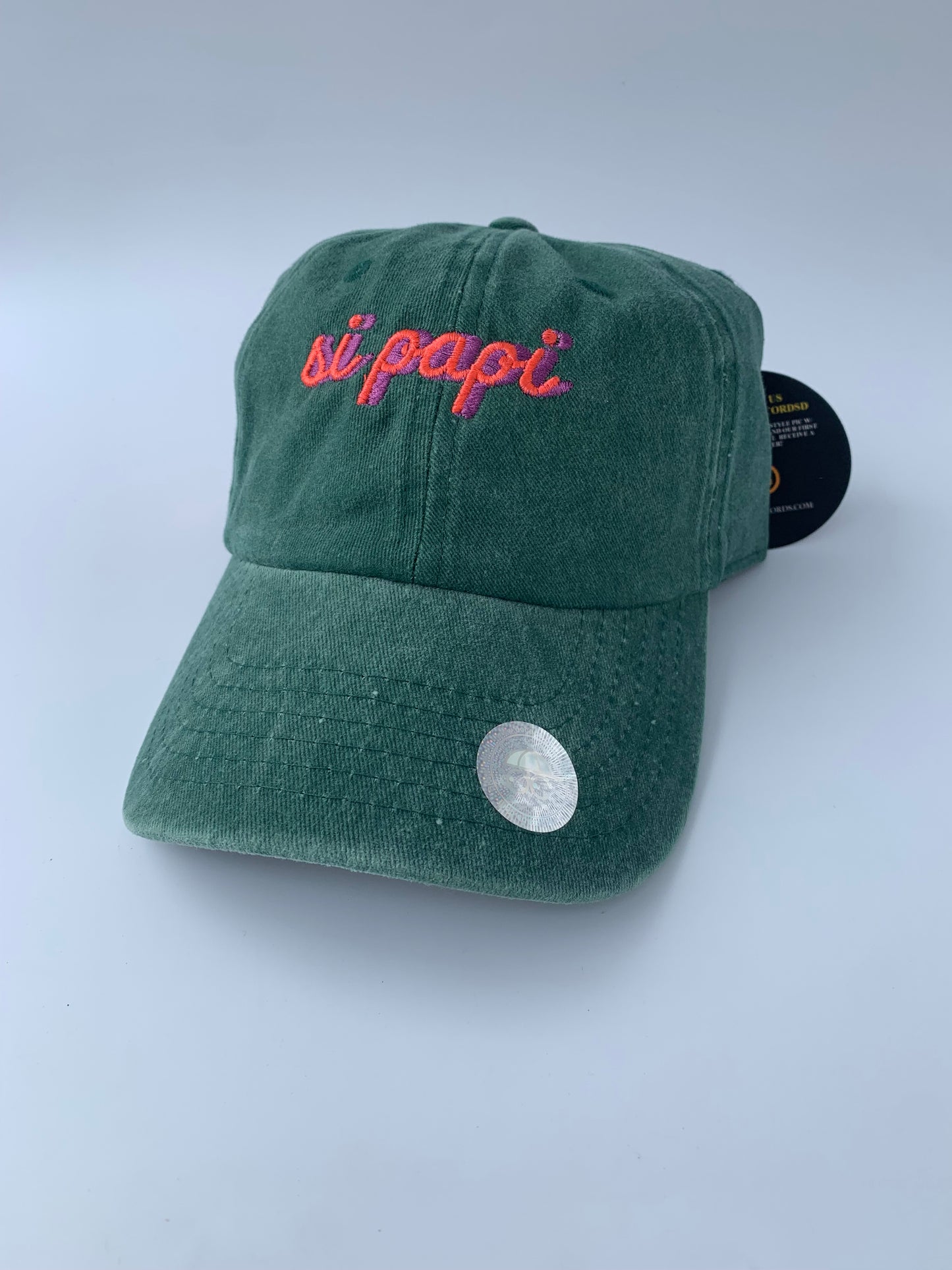 Si Papi Dad Hats (Forest Green)