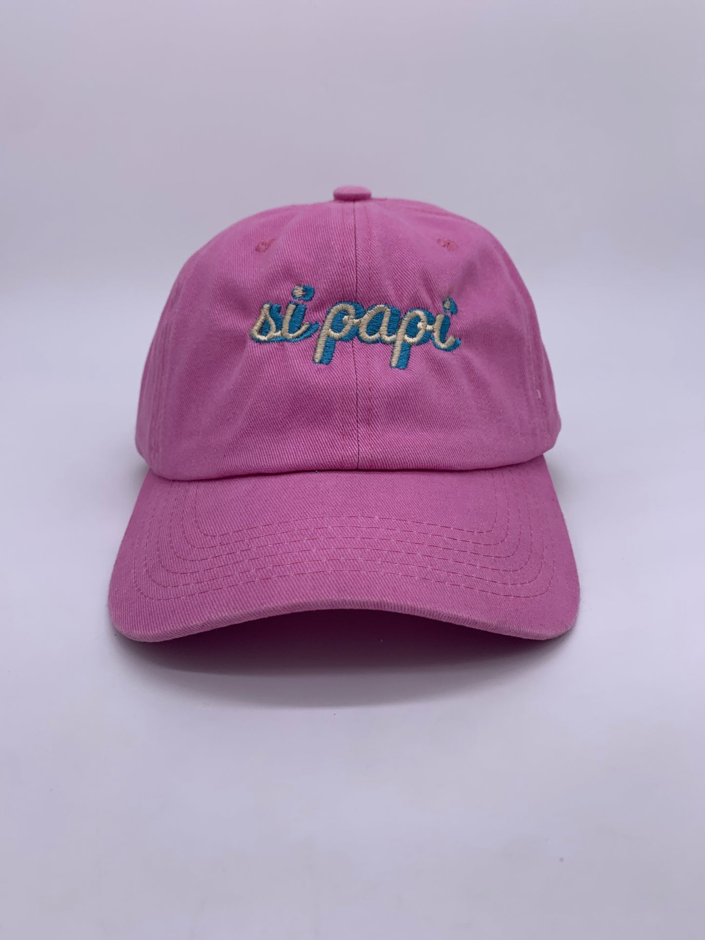 Si Papi Dad Hats (Light Pink)