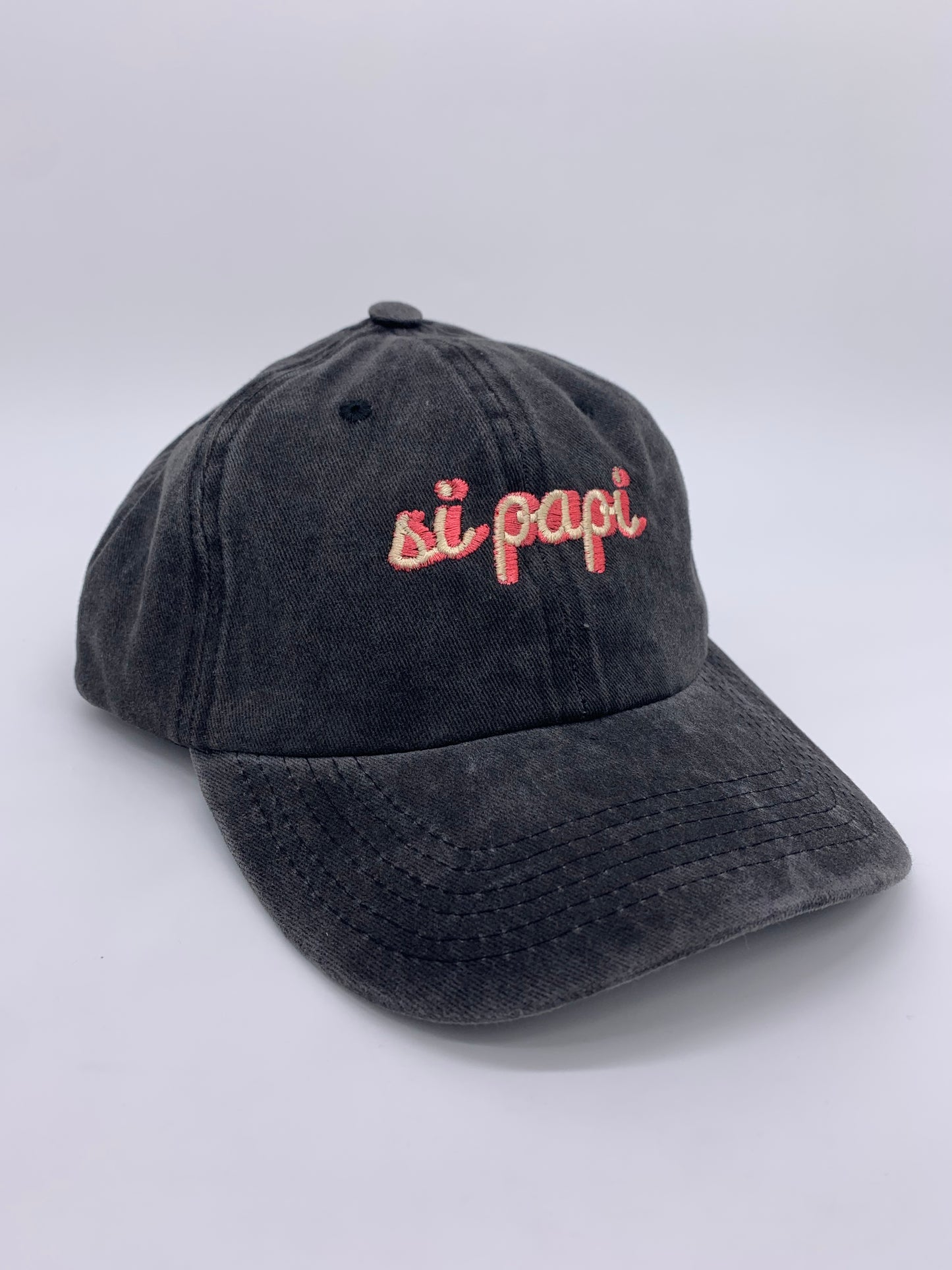 Si Papi Dad Hats (Black)