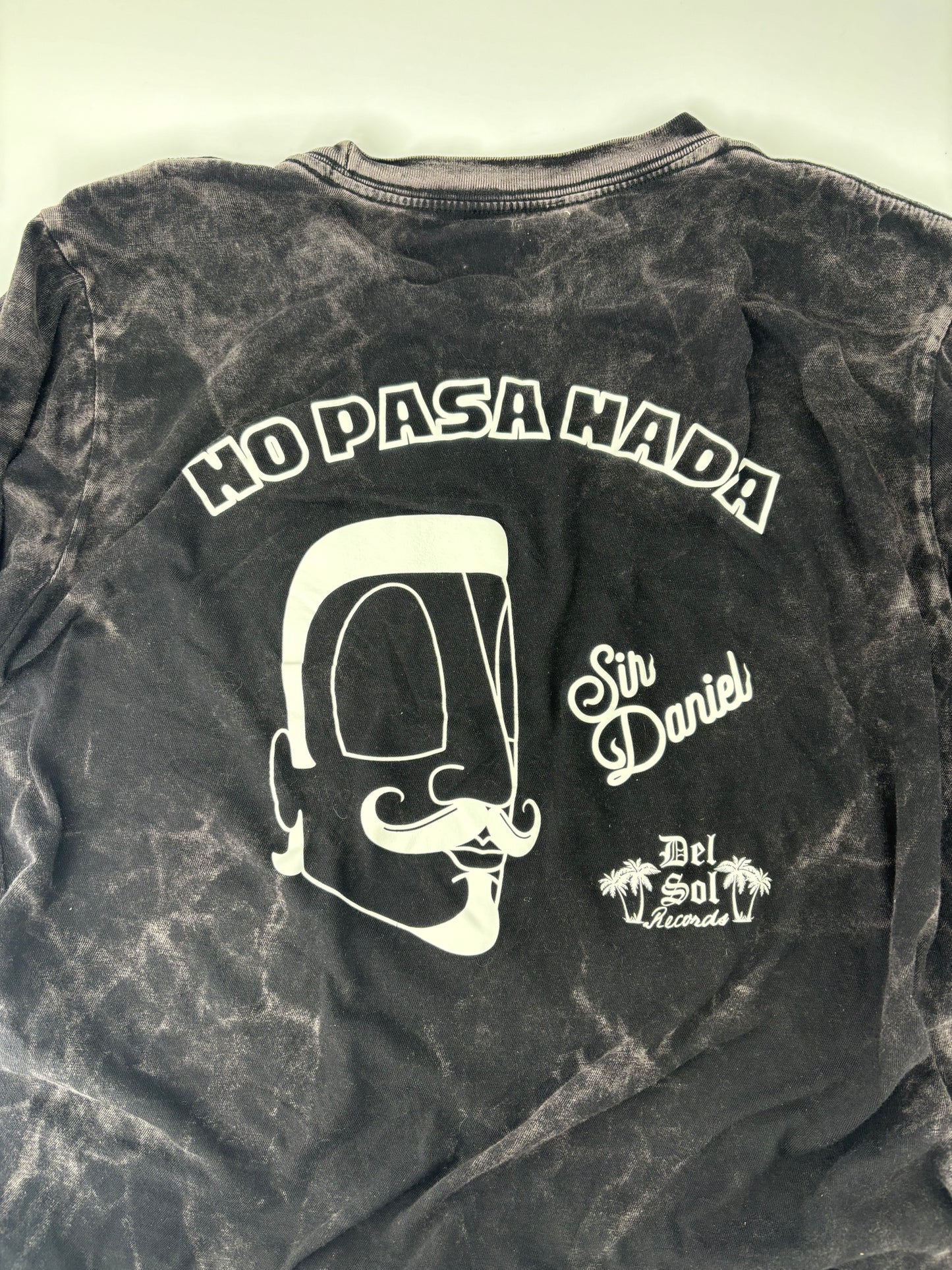 No Pasa Nada Black Wash Tee