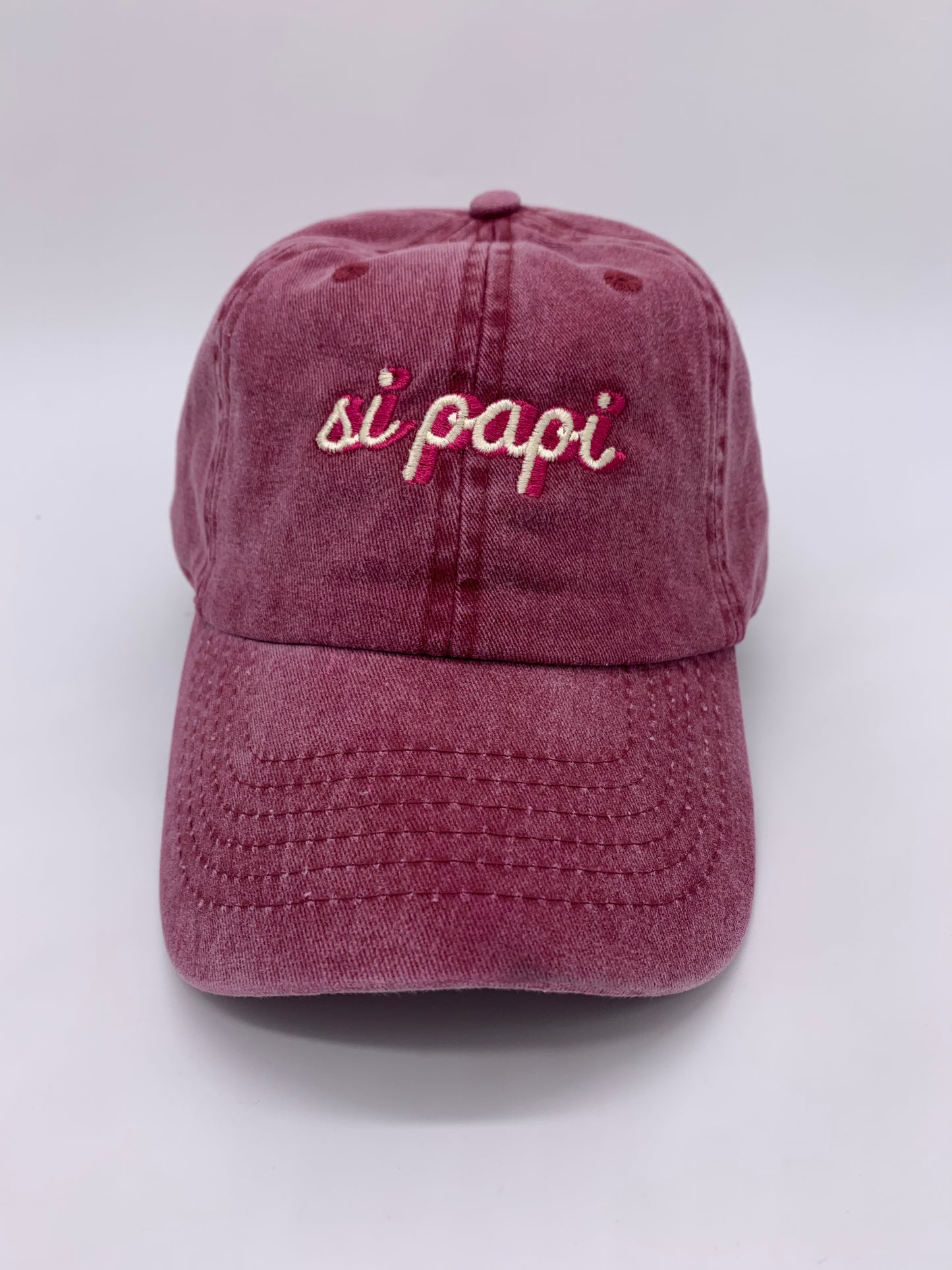 Si Papi Dad Hats (Maroon)