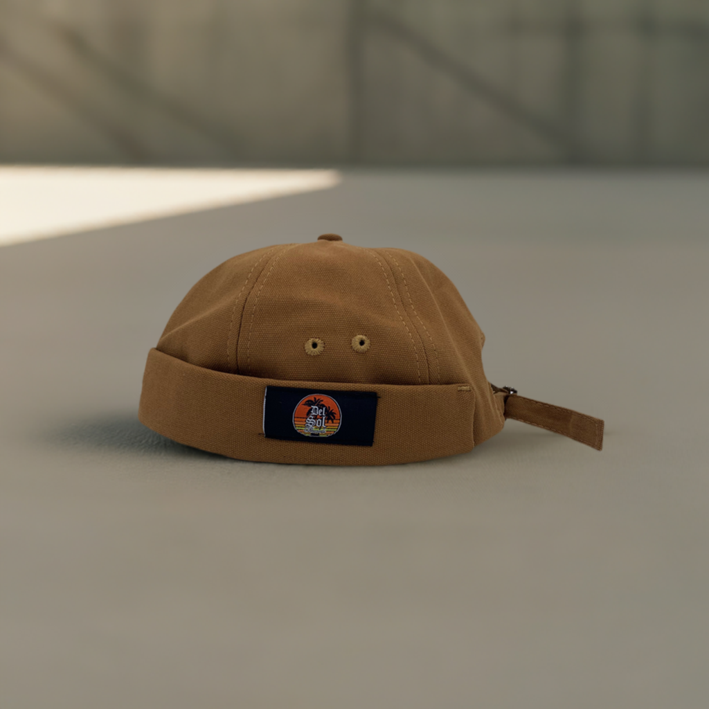 Brown Docker Cap