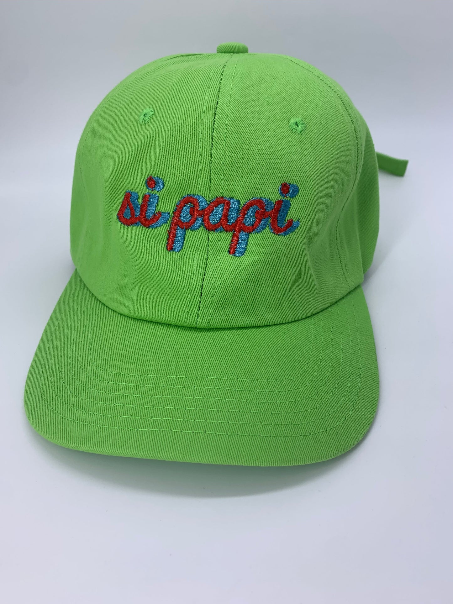 Si Papi Dad Hats (Lime Green)