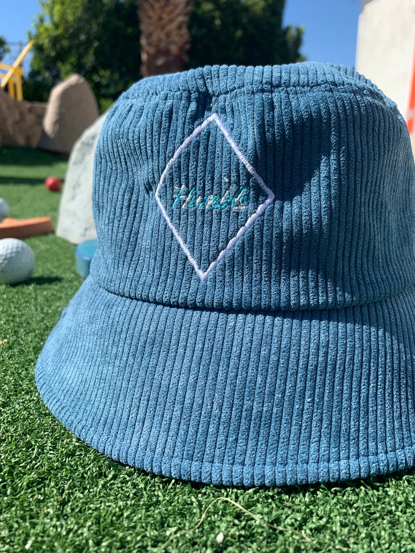 Blue Corduroy Humble Hats