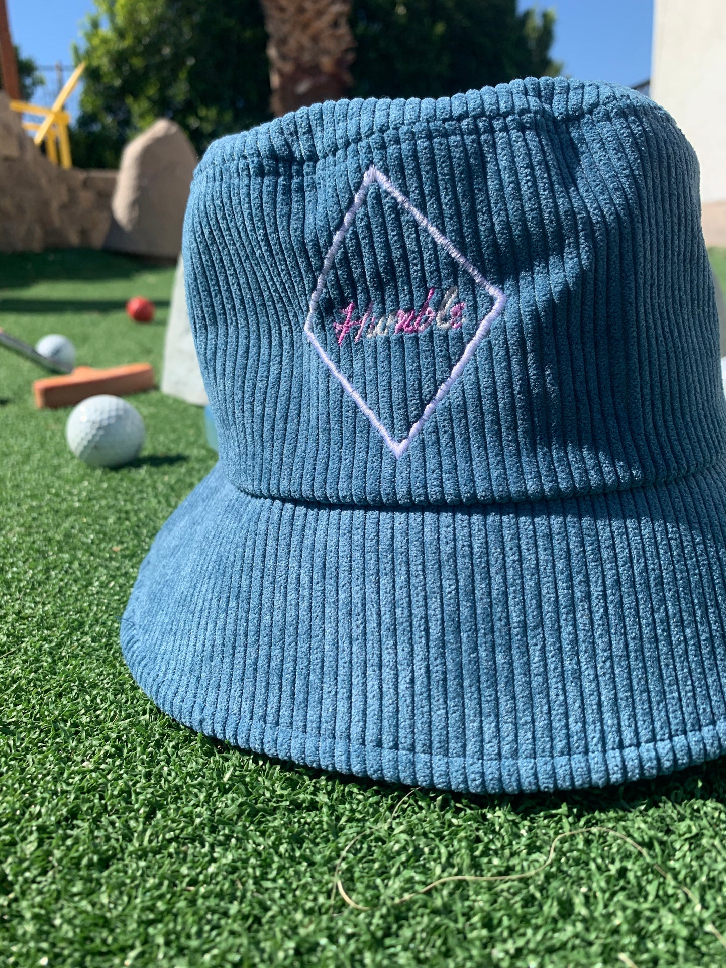 Blue Corduroy Humble Hats