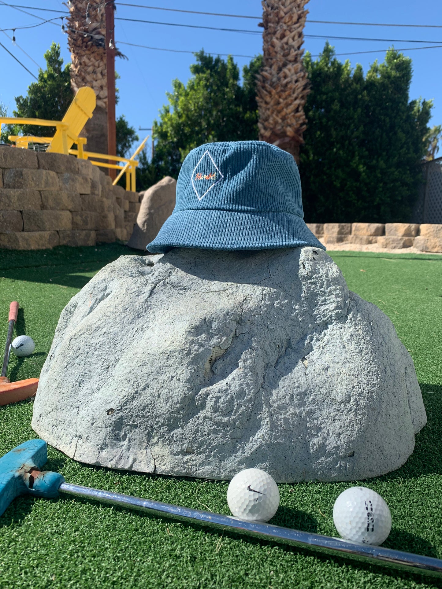 Blue Corduroy Humble Hats