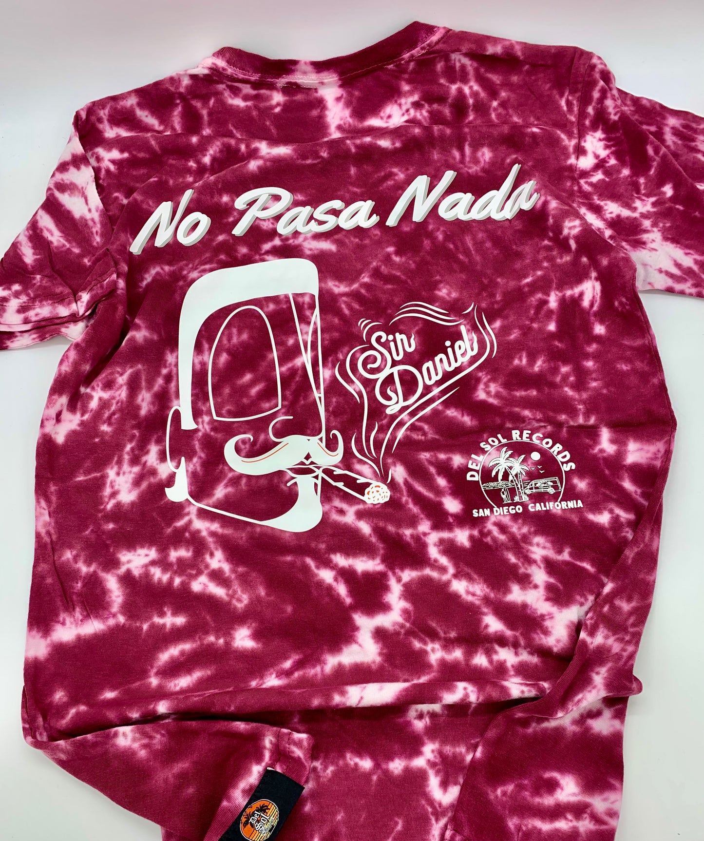 No Pasa Nada Red Tye Dye Tee