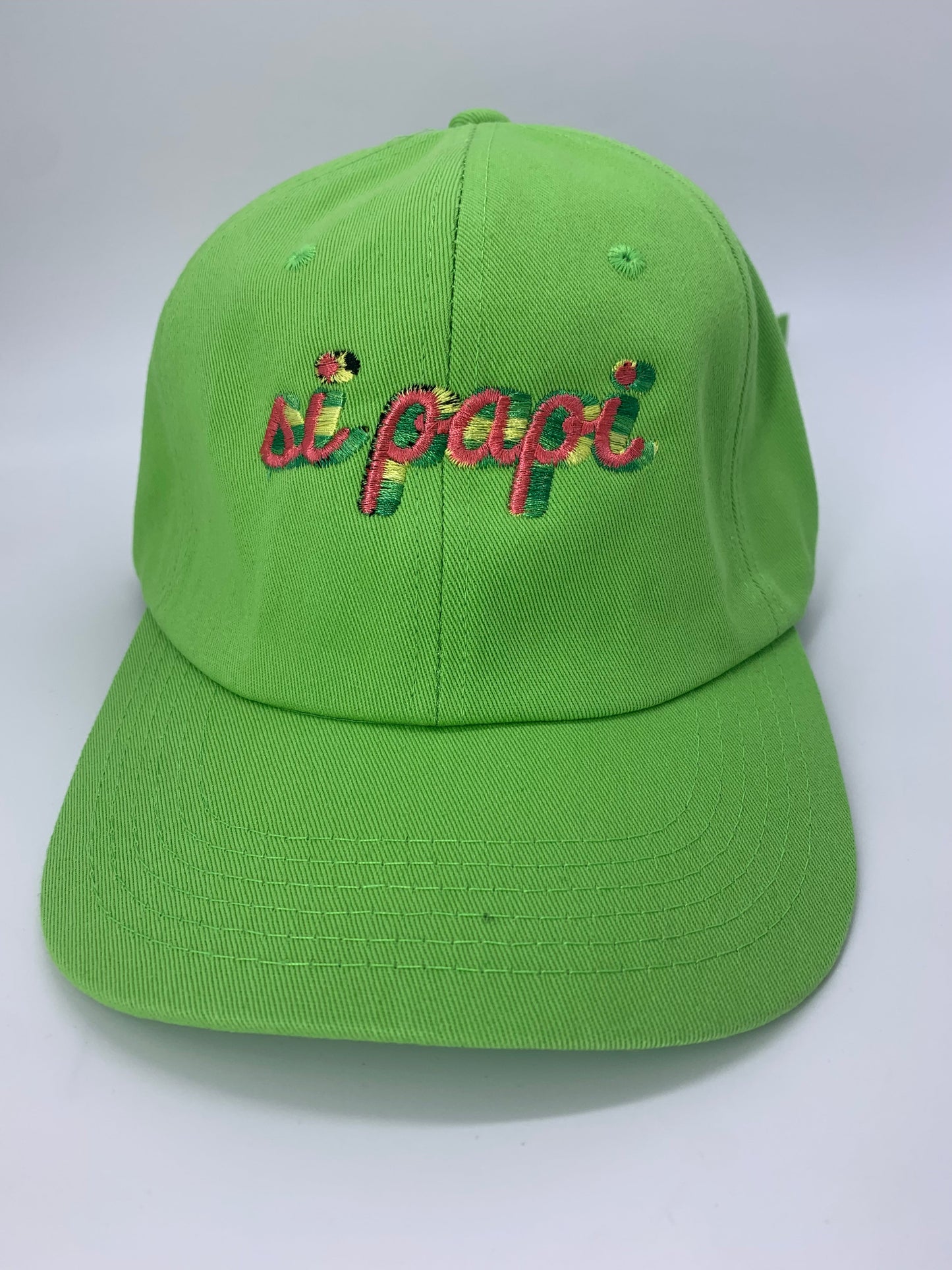 Si Papi Dad Hats (Lime Green)