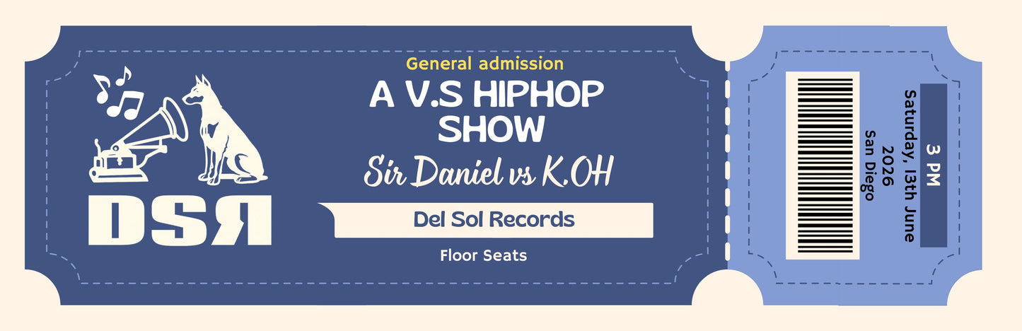 Sir Daniel Vs. K.OH Show Tickets
