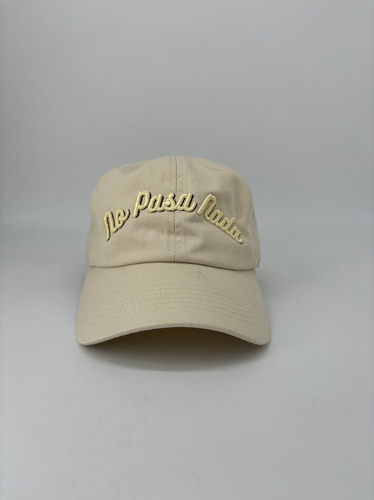 “No Pasa Nada” Beige Dad Hat 2nd gen