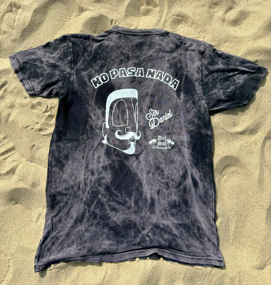 No Pasa Nada Black Wash Tee
