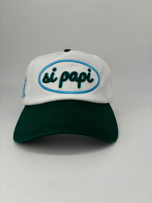 Si Papi Dad Hat 2Tone Green (LADeluxe Edition)