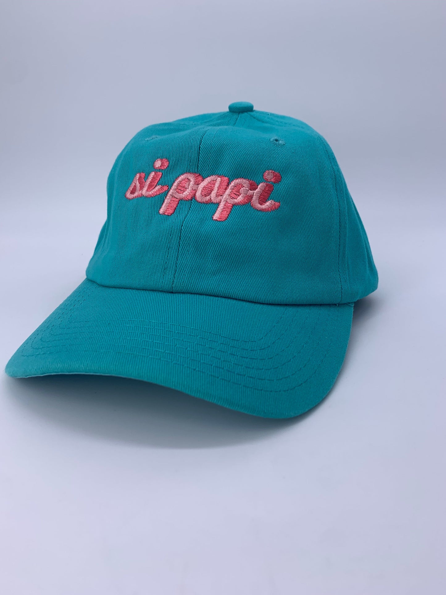 Si Papi Dad Hats (Teal)