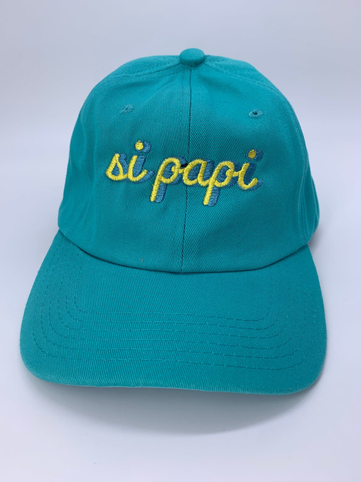 Si Papi Dad Hats (Teal)