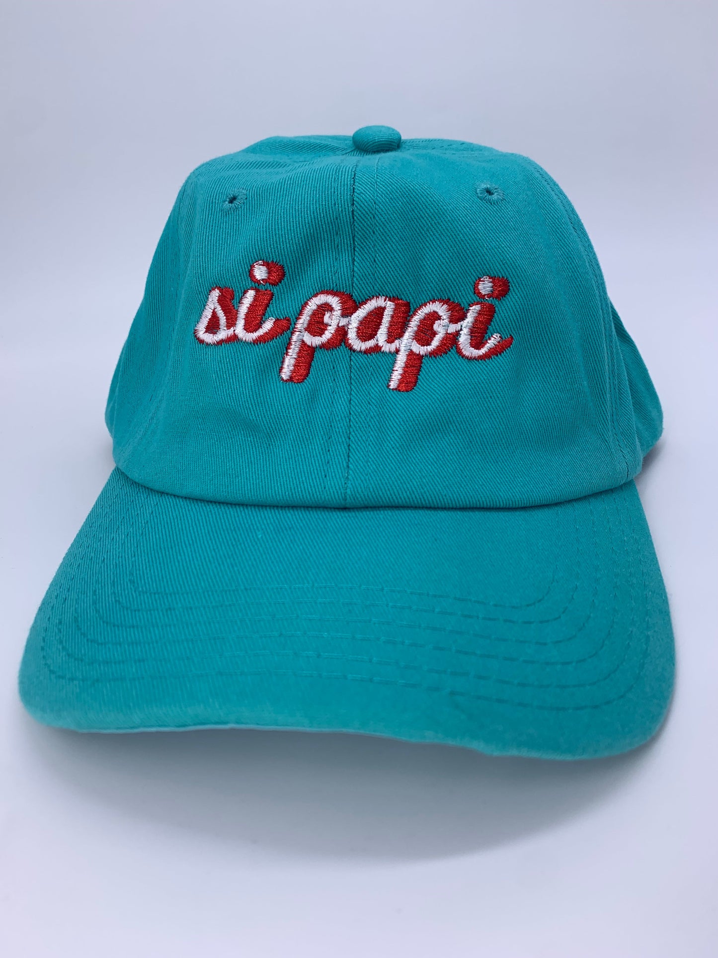 Si Papi Dad Hats (Teal)