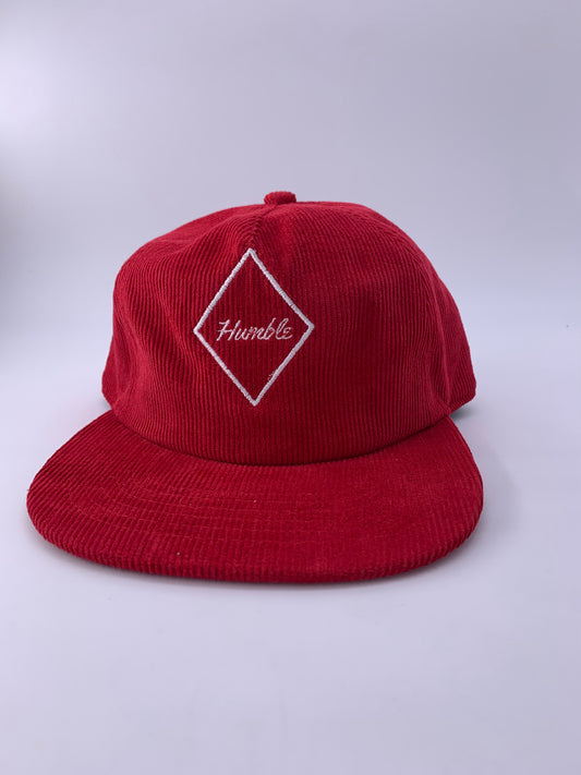 Red Corduroy Humble Hat